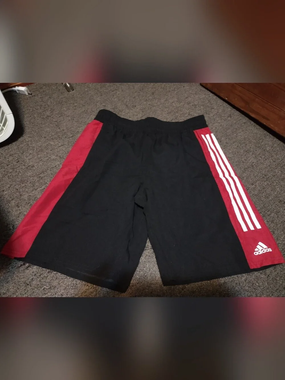 Adidas Men's Black & Red Shots Size M
